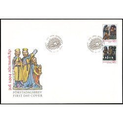 Suecia Sweden SPD FDC 1839/40 1994 Navidad Retablo de la Edad Media Sobre primer día Suecia Sweden SPD FDC 1839/40 1994 Navidad Retablo de la Edad Media Sobre primer día