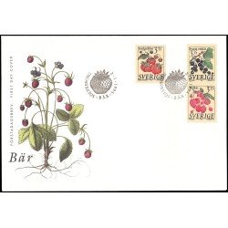 Suecia Sweden SPD FDC 1844/46 1995 Frutas Sobre primer día Suecia Sweden SPD FDC 1844/46 1995 Frutas Sobre primer día