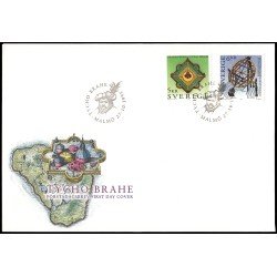 Suecia Sweden SPD FDC 1892/93 1995 Homenaje a Tycho Brahe astrónomo danés Sobre primer día Suecia Sweden SPD FDC 1892/93 1995 Homenaje a Tycho Brahe astrónomo danés Sobre primer día