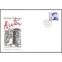 Suecia Sweden SPD FDC 1894 1995 Centenario del nacimiento de Fritiof Nilsson Piraten escritor Sobre primer día Suecia Sweden SPD FDC 1894 1995 Centenario del nacimiento de Fritiof Nilsson Piraten escritor Sobre primer día