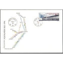 Suecia Sweden SPD FDC 1914 1996 Vagones postales Sobre primer día Suecia Sweden SPD FDC 1914 1996 Vagones postales Sobre primer día
