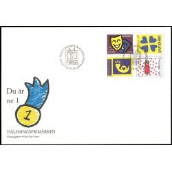 Suecia Sweden SPD FDC 1933/36 1996 Sellos con mensajes Sobre primer día Suecia Sweden SPD FDC 1933/36 1996 Sellos con mensajes Sobre primer día