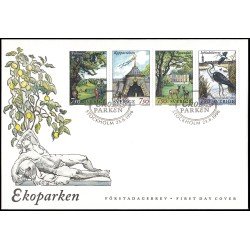 Suecia Sweden SPD FDC 1937/40 1996 El Ekoparken parque nacional urbano en Estocolmo Sobre primer día Suecia Sweden SPD FDC 1937/40 1996 El Ekoparken parque nacional urbano en Estocolmo Sobre primer día