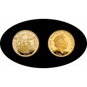 Gran Bretaña Britania United Kingdom 100 Pounds 2019 Elizabeth II oro gold onza
