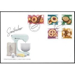Suecia Sweden SPD FDC 2916/20 2013 Gastronomía Pasteles Sobre primer día Suecia Sweden SPD FDC 2916/20 2013 Gastronomía Pasteles Sobre primer día