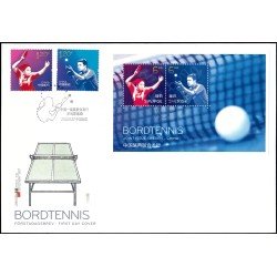 Suecia Sweden SPD FDC F2935 2013 Tenis de mesa Emisión conjunta China-Suecia Sobre primer día Suecia Sweden SPD FDC F2935 2013 Tenis de mesa Emisión conjunta China-Suecia Sobre primer día