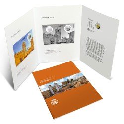 España carpeta patrimonio mundial Cáceres Prueba de lujo + 2€ + hojita Tirada: 800 España carpeta patrimonio mundial Cáceres Prueba de lujo + 2€ + hojita Tirada: 800