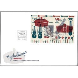 Suecia Sweden SPD FDC F2979 2014 Europa Instrumentos nacionales de música Sobre primer día Suecia Sweden SPD FDC F2979 2014 Europa Instrumentos nacionales de música Sobre primer día