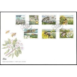 Suecia Sweden SPD FDC 3020/26 2015 Fauna Abejas Sobre primer día Suecia Sweden SPD FDC 3020/26 2015 Fauna Abejas Sobre primer día
