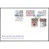 Suecia Sweden  SPD FDC 3034/38 2015 Casas de campo decoradas Halsingland Sobre primer día