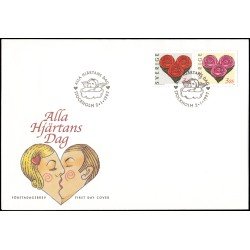 Suecia Sweden SPD FDC 1964/65 1997 San Valentín Sobre primer día Suecia Sweden SPD FDC 1964/65 1997 San Valentín Sobre primer día