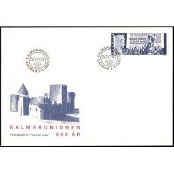 Suecia Sweden SPD FDC 1966 1997 600 aniv. de la Unión de Kalmar Sobre primer día Suecia Sweden SPD FDC 1966 1997 600 aniv. de la Unión de Kalmar Sobre primer día