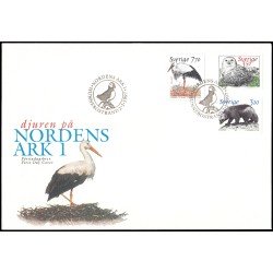 Suecia Sweden SPD FDC 1967/69 1997 Fauna del arco norte Sobre primer día Suecia Sweden SPD FDC 1967/69 1997 Fauna del arco norte Sobre primer día