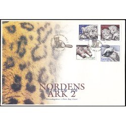 Suecia Sweden SPD FDC 1970/73 1997 Fauna del arco norte Sobre primer día Suecia Sweden SPD FDC 1970/73 1997 Fauna del arco norte Sobre primer día