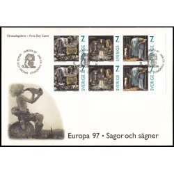 Suecia Sweden SPD FDC 1983/85 1997 Europa Cuentos y leyendas Sobre primer día Suecia Sweden SPD FDC 1983/85 1997 Europa Cuentos y leyendas Sobre primer día