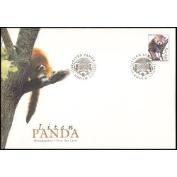 Suecia Sweden SPD FDC 1991 1997 Fauna del arco norte Pequeño panda Sobre primer día Suecia Sweden SPD FDC 1991 1997 Fauna del arco norte Pequeño panda Sobre primer día