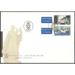 Suecia Sweden SPD FDC 1999/00 1997 Museo de antiguedades Gustavo III de Estocolmo Sobre primer día Suecia Sweden SPD FDC 1999/00 1997 Museo de antiguedades Gustavo III de Estocolmo Sobre primer día