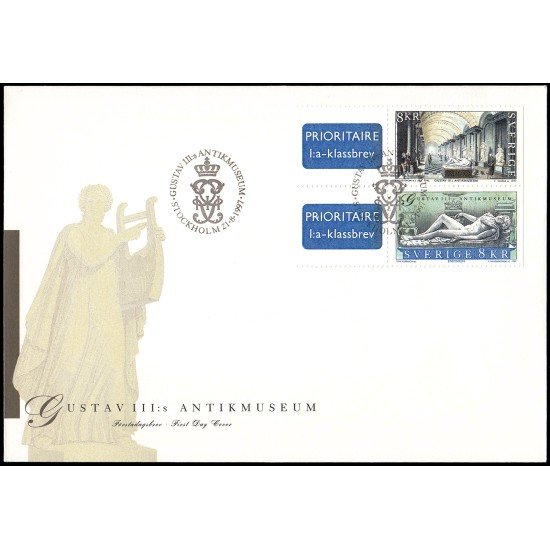 Suecia Sweden SPD FDC 1999/00 1997 Museo de antiguedades Gustavo III de Estocolmo Sobre primer día Suecia Sweden SPD FDC 1999/00 1997 Museo de antiguedades Gustavo III de Estocolmo Sobre primer día