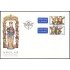 Suecia Sweden SPD FDC 2009/10 1997 Navidad Ángeles Retablo de la iglesia de Listlena Sobre primer día