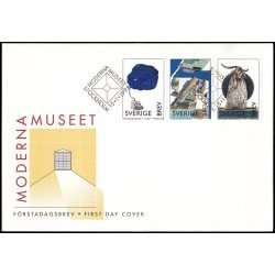 Suecia Sweden SPD FDC 2014/16 1998 Inauguración del nuevo Museo de Arte Moderno de Estocolmo Sobre primer día Suecia Sweden SPD FDC 2014/16 1998 Inauguración del nuevo Museo de Arte Moderno de Estocolmo Sobre primer día