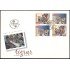Suecia Sweden SPD FDC 2017/18 1998 Tigrres de Jan Lindblad fotográfo de la vida salvaje Sobre primer día