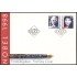 Suecia Sweden SPD FDC 2064/65 1998 Premios Nobel de literatura Nadine Gordimer y Sigrid Undset Sobre primer día