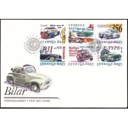 Suecia Sweden SPD FDC 2001/06 1997 Día del sello Automóviles clásicos Sobre primer día Suecia Sweden SPD FDC 2001/06 1997 Día del sello Automóviles clásicos Sobre primer día