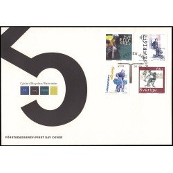 Suecia Sweden SPD FDC 2100/03 1999 Bicicletas Sobre primer día Suecia Sweden SPD FDC 2100/03 1999 Bicicletas Sobre primer día