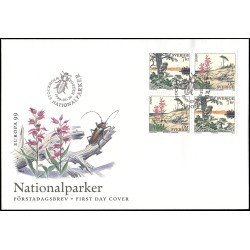 Suecia Sweden SPD FDC 2104/05 1999 Europa Parques nacionales Sobre primer día Suecia Sweden SPD FDC 2104/05 1999 Europa Parques nacionales Sobre primer día