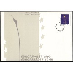 Suecia Sweden SPD FDC 2106 1999 50 aniv. del Consejo de Europa Sobre primer día Suecia Sweden SPD FDC 2106 1999 50 aniv. del Consejo de Europa Sobre primer día