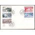 Suecia Sweden SPD FDC 833/37 1974 Turismo Paisajes de la costa Sobre primer día