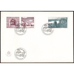 Suecia Sweden SPD FDC 838/40 1974 Centenario de la U.P.U. Sobre primer día Suecia Sweden SPD FDC 838/40 1974 Centenario de la U.P.U. Sobre primer día