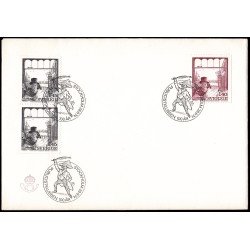 Suecia Sweden SPD FDC 841/42 1974 Centenario del Club de periodistas Sobre primer día Suecia Sweden SPD FDC 841/42 1974 Centenario del Club de periodistas Sobre primer día