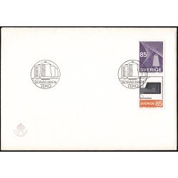 Suecia Sweden SPD FDC 843/44 1974 Industria textil sueca Sobre primer día Suecia Sweden SPD FDC 843/44 1974 Industria textil sueca Sobre primer día