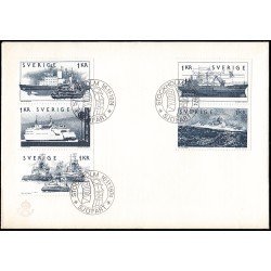 Suecia Sweden SPD FDC 860/64 1974 Navegación marítima Sobre primer día Suecia Sweden SPD FDC 860/64 1974 Navegación marítima Sobre primer día