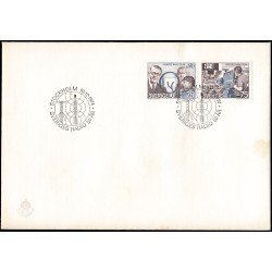 Suecia Sweden SPD FDC 865/66 1974 50 aniv. de la radio en Suecia Sobre primer día Suecia Sweden SPD FDC 865/66 1974 50 aniv. de la radio en Suecia Sobre primer día