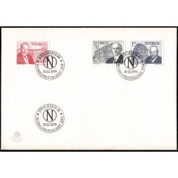 Suecia Sweden SPD FDC 867/69 1974 Galardonados con el premio Nobel 1914 Sobre primer día Suecia Sweden SPD FDC 867/69 1974 Galardonados con el premio Nobel 1914 Sobre primer día