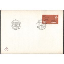 Suecia Sweden SPD FDC 870 1975 50 aniv. de los cheques postales en Suecia Sobre primer día Suecia Sweden SPD FDC 870 1975 50 aniv. de los cheques postales en Suecia Sobre primer día