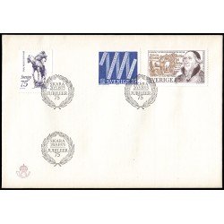Suecia Sweden SPD FDC 884/86 1975 Aniversarios Sobre primer día Suecia Sweden SPD FDC 884/86 1975 Aniversarios Sobre primer día