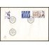 Suecia Sweden SPD FDC 884/86 1975 Aniversarios Sobre primer día
