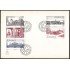 Suecia Sweden SPD FDC 887/91 1975 Año del patrimonio arquitectónico europeo Sobre primer día