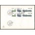 Suecia Sweden SPD FDC 892/94 1975 Locomotoras de vapor Sobre primer día