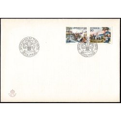 Suecia Sweden SPD FDC 900/01 1975 Encuentro internacional en Lillehammer Sobre primer día Suecia Sweden SPD FDC 900/01 1975 Encuentro internacional en Lillehammer Sobre primer día