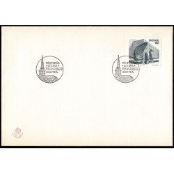 Suecia Sweden SPD FDC 916 1976 Escultura Cueva de los vientos de Eric Grate Sobre primer día Suecia Sweden SPD FDC 916 1976 Escultura Cueva de los vientos de Eric Grate Sobre primer día