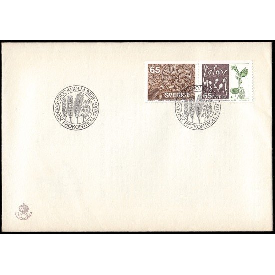 Suecia Sweden SPD FDC 921/22 1976 Prueba de semillas Sobre primer día Suecia Sweden SPD FDC 921/22 1976 Prueba de semillas Sobre primer día