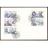 Suecia Sweden SPD FDC 939/43 1976 Personalidades Inventores Sobre primer día