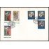 Suecia Sweden SPD FDC 946/49 1976 Navidad Iluminaciones medievales Sobre primer día