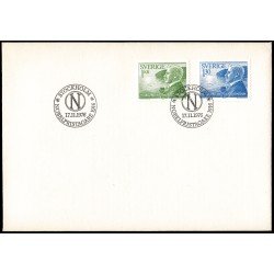 Suecia Sweden SPD FDC 950/51 1976 Galardonados con el premio Nobel 1916 Sobre primer día Suecia Sweden SPD FDC 950/51 1976 Galardonados con el premio Nobel 1916 Sobre primer día