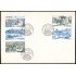 Suecia Sweden SPD FDC 980/84 1977 Retrospectiva del tráfico local sueco Sobre primer día