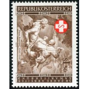 PI2 Österreich Austria  Nº 1386  1977 50º Aniv. de la Fed. de los Trabajadores Samaritanos Lujo